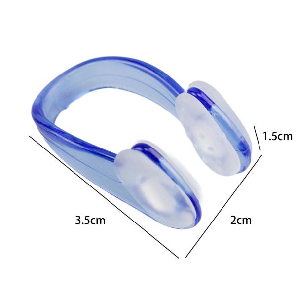 水泳用ノーズ プラグインノーズ 防水 水泳練習 ダイビング初心者用 ブルー
