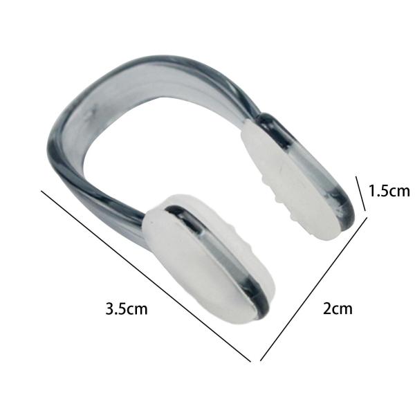 スイミングノーズ プラグインノーズ 防水 水泳練習 ダイビング初心者用 ブラック