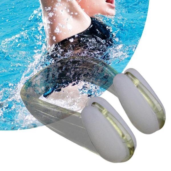 スイミングノーズ プラグインノーズ 防水 水泳練習 ダイビング初心者用 ゴールド