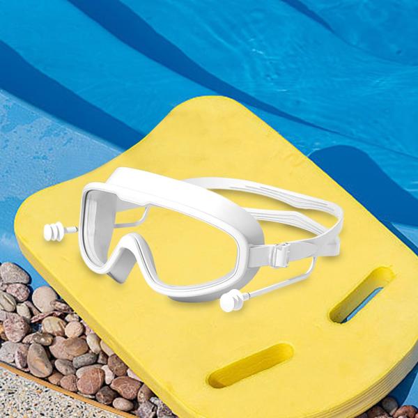 水泳用ゴーグル 耳栓付き 曇り止め 広視野 ビーチ スポーツ 水泳用メガネ スタイル G