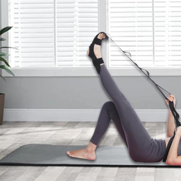 ストレッチストラップ 靭帯ストレッチャーベルト ストレッチバンド 足首靭帯ストラップ ヨガストラップ ストレッチエクササイズ ホームジム用