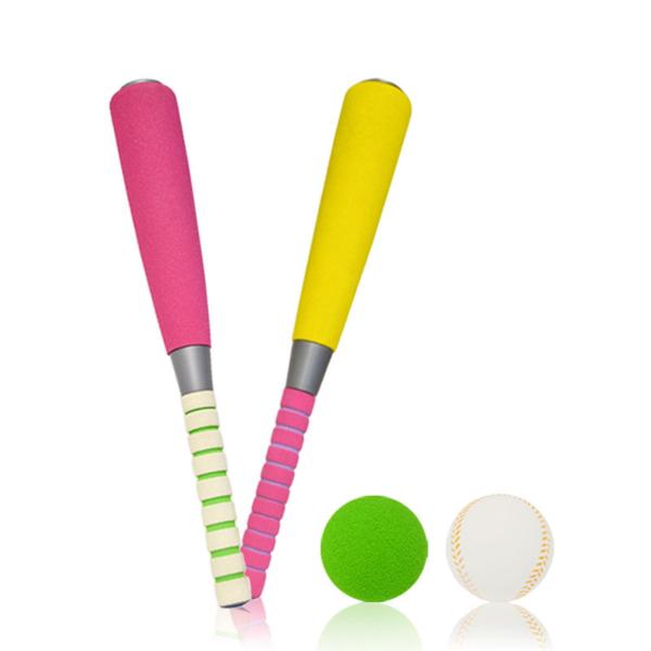 子供用フォーム野球バットとボールセット Tボールセット 子供用 ソフトハンドル 安全ソフトボールバット スポーツトレーニング用ソフト野球バット