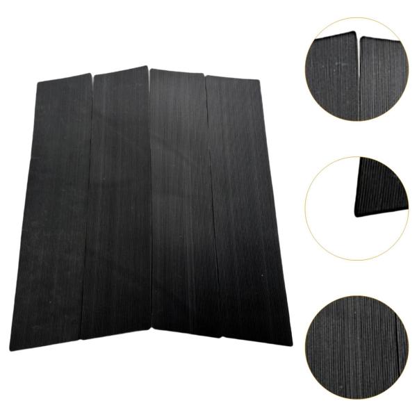 サーフボードトラクションパッド4個、サーフボードデッキトラクションパッドEVAノンスリップデッキグリップパッド、ロングボードスキムボードデッキアクセサ