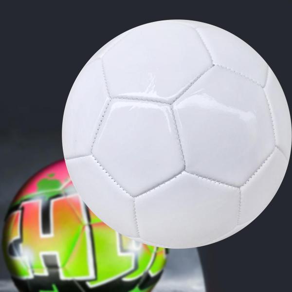 ホワイトサッカーボールゲームトレーニングボールフットボール男の子と女の子の競技用サイズ3