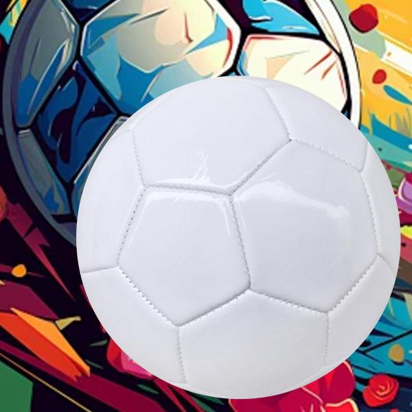 ホワイトサッカーボールゲームトレーニングボールフットボール男の子と女の子の競技用サイズ3