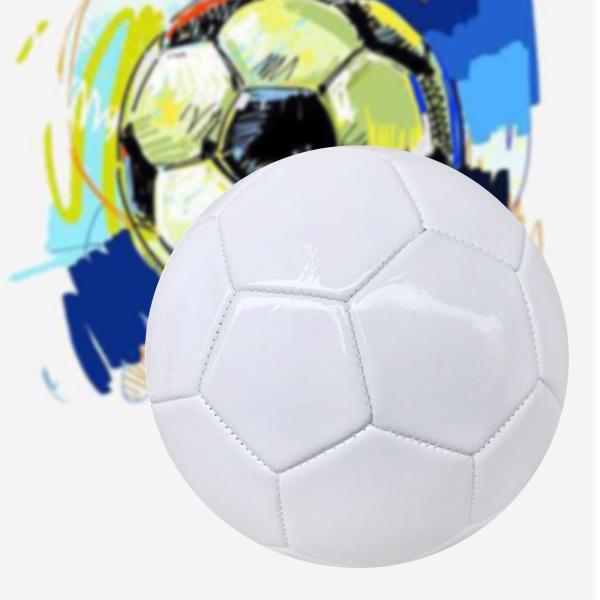 ホワイトサッカーボールゲームトレーニングボールフットボール男の子と女の子の競技用サイズ3