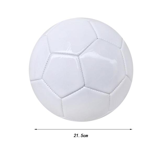 ホワイトサッカーボールゲームトレーニングボールフットボール男の子と女の子の競技用サイズ5