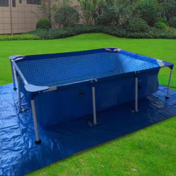 地上プール布カバー長方形プールマット屋外保護芝生用340cmx250cm