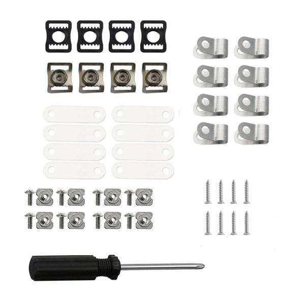 49x フットボールヘルメット修理キット ネジナット ステンレススチール製機器固定具修理 ホッケーヘルメット修理 スポーツ用 女性 男性