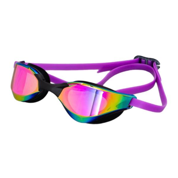 水泳用ゴーグル 大人用 トレンディ アイウェア シュノーケリング ダイビング アウトドア用 パープル