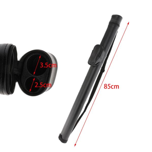 ビリヤードプールキュースティックケース、ジッパー付きポータブルビリヤードスティックケースアクセサリー収納ポーチキャリーバッグ旅行アウトドア用