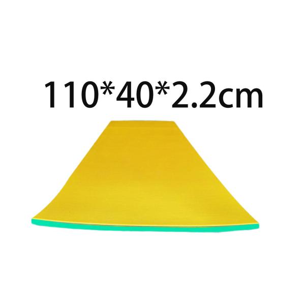 水フローティングマット プール 家族で楽しめるフローティングパッド 夏 ボート 湖用 110cmx40cmx2.2cm イエロー グリーン