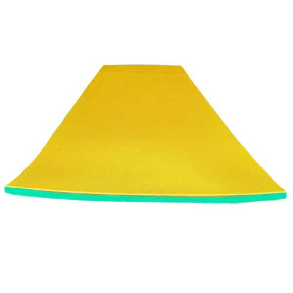 水フローティングマット プール 家族で楽しめるフローティングパッド 夏 ボート 湖用 110cmx40cmx2.2cm イエロー グリーン