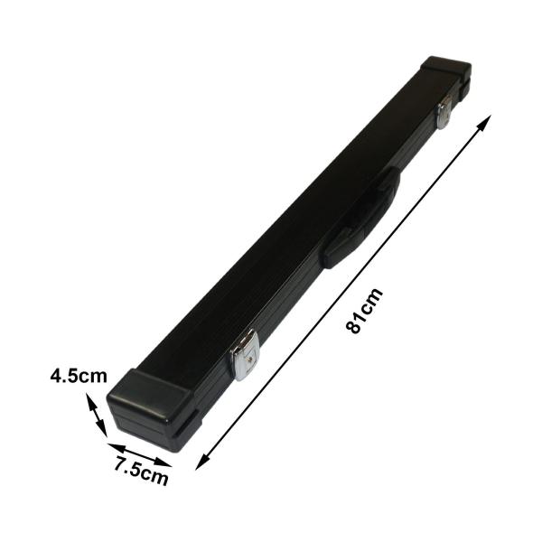 プールキューケース ビリヤードスティック キャリングケース キャリア スヌーカーキュー 収納ポーチ ブラック