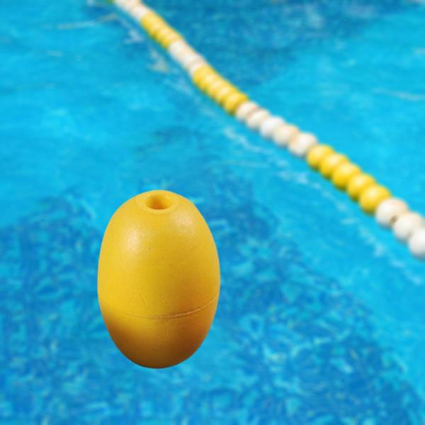 フロートブイ オリーブ型ブイボール 深水フロート ボート ドック プール用 イエロー