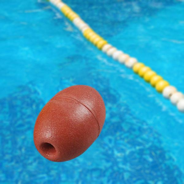 フロートブイ オリーブ型ブイボール 深水フロート ボート ドック プール用 赤