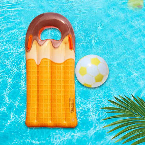 インフレータブルサーフボードおもちゃ スイミングプール ビーチアクティビティ用インフレータブルボード アイスクリーム