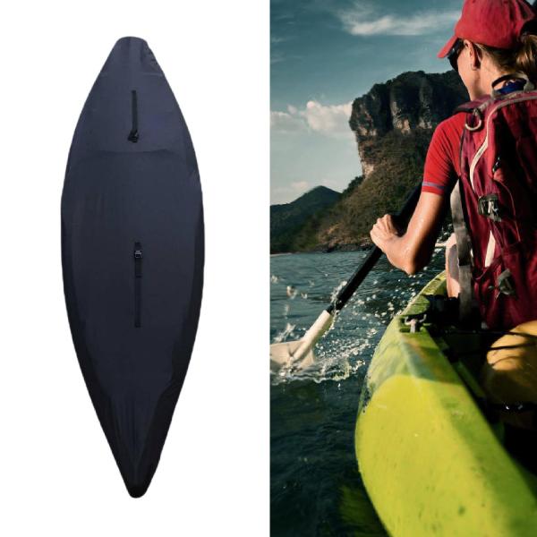 カヤックカバー オックスフォード布 ユニバーサル ポータブル 日焼け防止 マリンボートカバー M