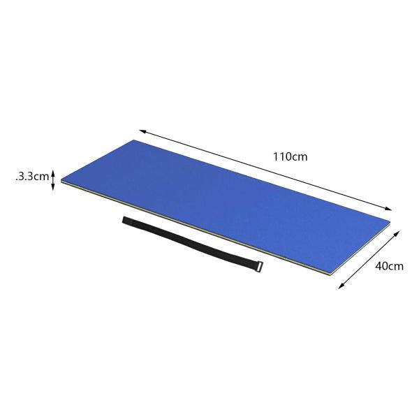 水フローティングマット プールフロート いかだ遊び フロートマット ベッド ボート用 屋外 ビーチ ブルー 110x40x3.3cm