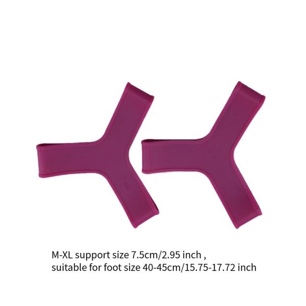 ダイビングフィンキーパーグリッパー 2個 スピアフィッシング サーフィン シュノーケリングに快適 M XL パープル
