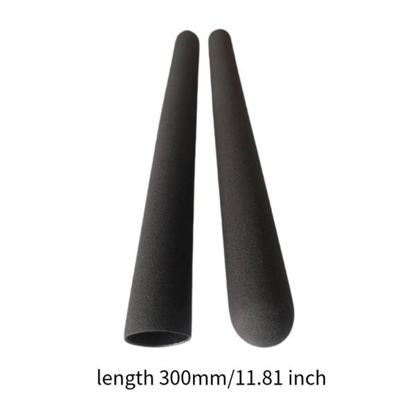 フィットネススリーブアダプターハンドルグリップチューブ PVC 屋外屋内バースリーブ 内側 30mm L300mm 2個