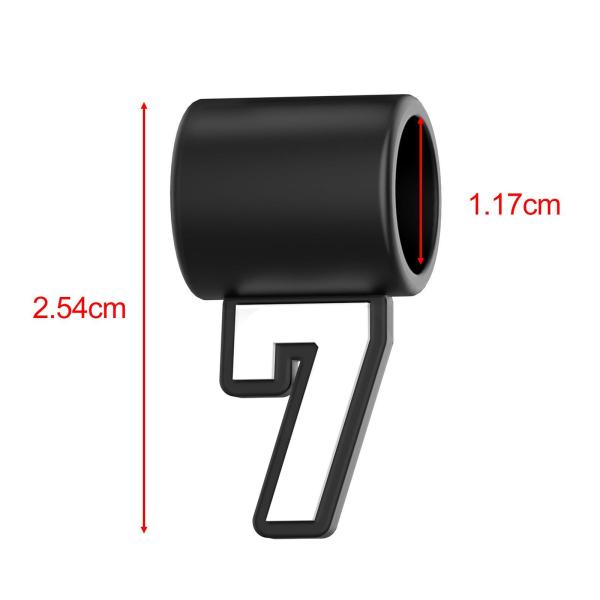 野球番号ネックレス パーティー フットボール ソフトボール デジタルペンダント 番号 7