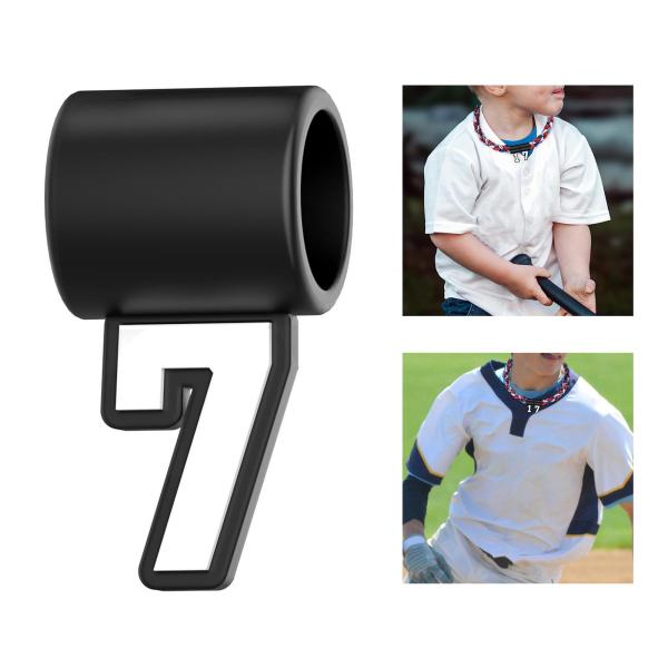 野球番号ネックレス パーティー フットボール ソフトボール デジタルペンダント 番号 7