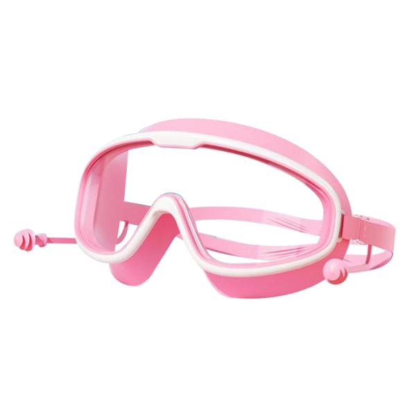子供用スイミングゴーグル アイウェア 軽量イヤホン ポータブル耳栓 曇り止めゴーグル シュノーケリング プール アウトドア用水泳用メガネ