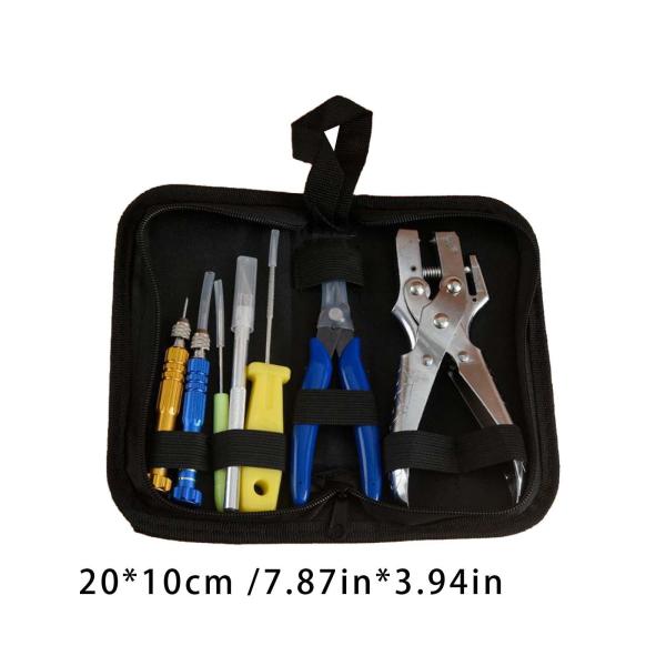 ストリングクランプツールキット テニスラケットグリッパー ストリングカッター 修理ハンドツール DIY用品 スカッシュアクセサリー
