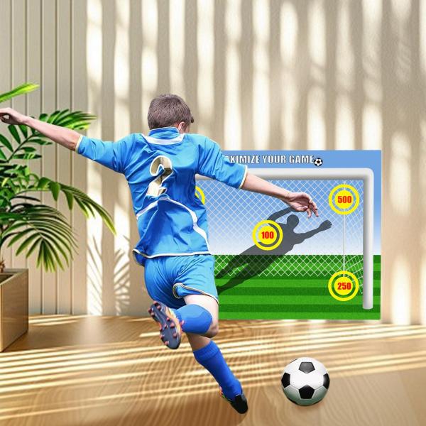 サッカートレーニングマット フットボールマットアクセサリー 敏捷性トレーニング器具 あらゆるレベルの滑り止め 静音ドリブルトレーニングマット