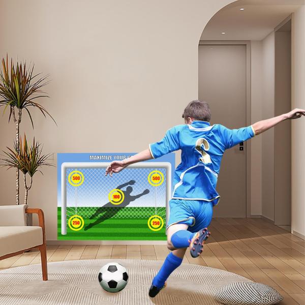 サッカートレーニングマット フットボールマットアクセサリー 敏捷性トレーニング器具 あらゆるレベルの滑り止め 静音ドリブルトレーニングマット