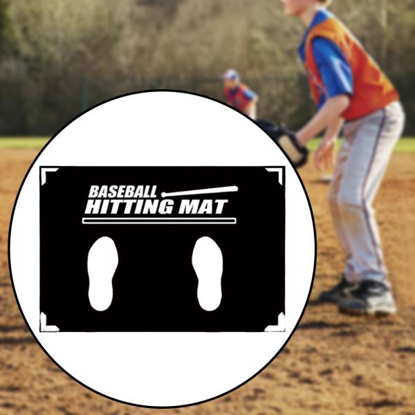 野球バッティングマット 屋内練習パッド ピッチングトレーニング グリーン バッティング 80x120cm