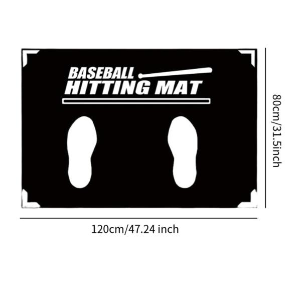 野球バッティングマット 屋内練習パッド ピッチングトレーニング グリーン バッティング 80x120cm
