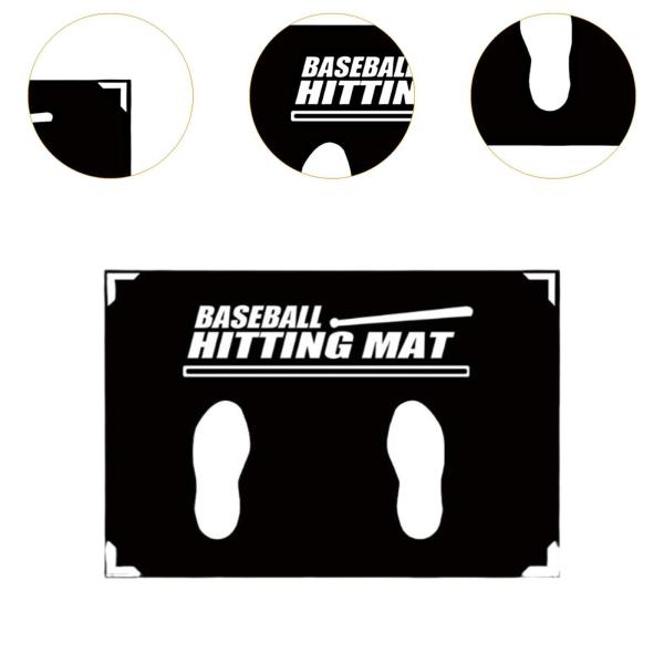 野球バッティングマット 屋内練習パッド ピッチングトレーニング グリーン バッティング 80x120cm