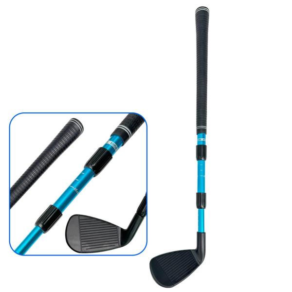 ゴルフチッパークラブ 調節可能 ギフト ゴルフウェッジ 初心者 練習用 屋外 ブルー