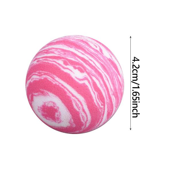 ゴルフボール 10個 ゴルファーギフト ゴルフトレーニング 屋内ドライビングレンジ 裏庭用 ピンク ホワイト