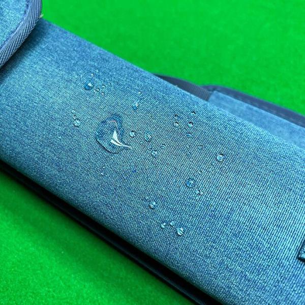 プールキューケース スポンジパッド 防水プロテクター ポータブルカバー 収納バッグ グレー