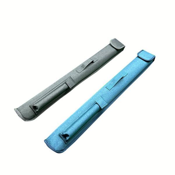 プールキューケース スポンジパッド 防水プロテクター ポータブルカバー 収納バッグ グレー