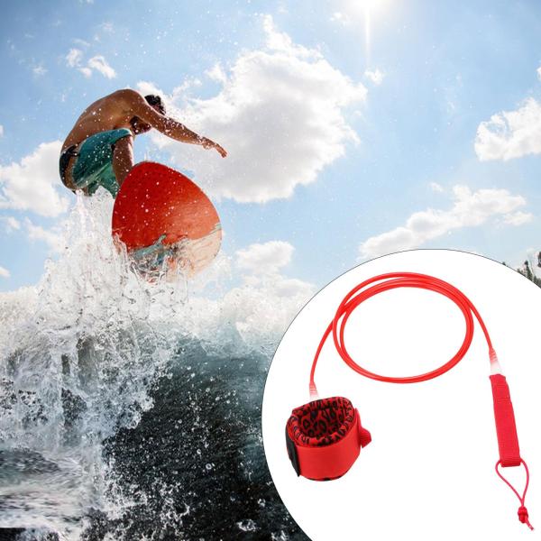 サーフボードリーシュ パドルボードリーシュ 伸縮性サーフィンリーシュロープ 子供 大人用 12フィート