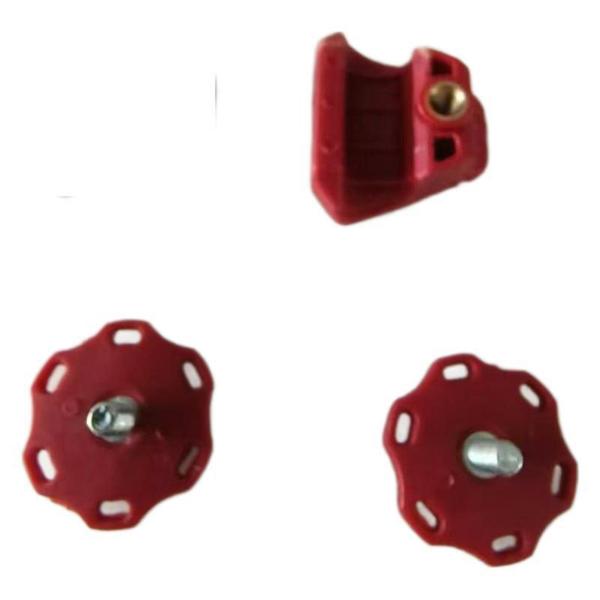 フットボールバイザークリップ ユニバーサルフィット固定具 ファスナー ネジ ナイロンヘルメット修理キット ハードウェアキット フットボールヘルメットア