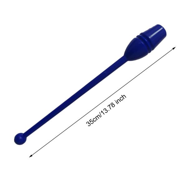 体操スティック 多機能ダンス小道具 13.8インチ 女の子用 ステージパフォーマンス用 ブルー