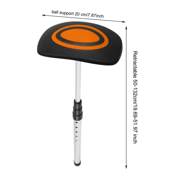 ゴルフバッグサポートロッド ゴルフギフト 変形防止 頑丈なゴルフバッグサポートポール シルバー オレンジ