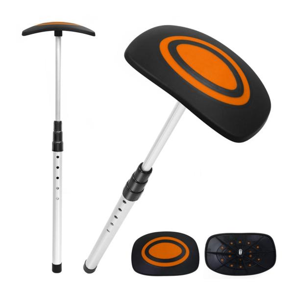 ゴルフバッグサポートロッド ゴルフギフト 変形防止 頑丈なゴルフバッグサポートポール シルバー オレンジ
