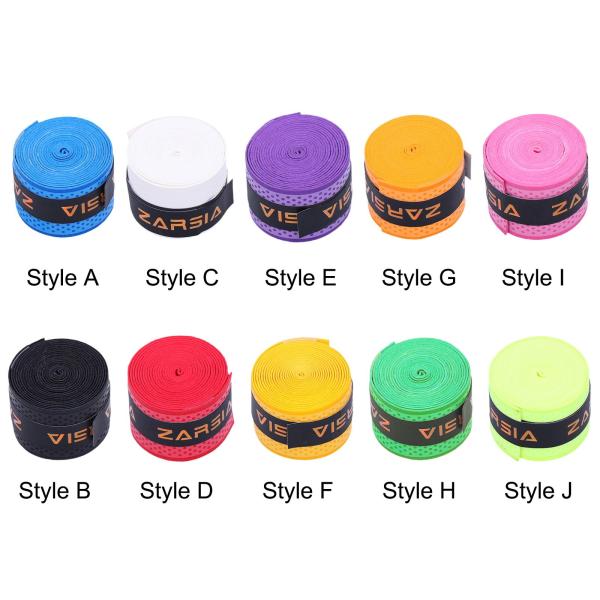 ラケットグリップテープ 滑り止めハンドルテープ ラケットボール 釣り竿 ピックルボール用 ブルー