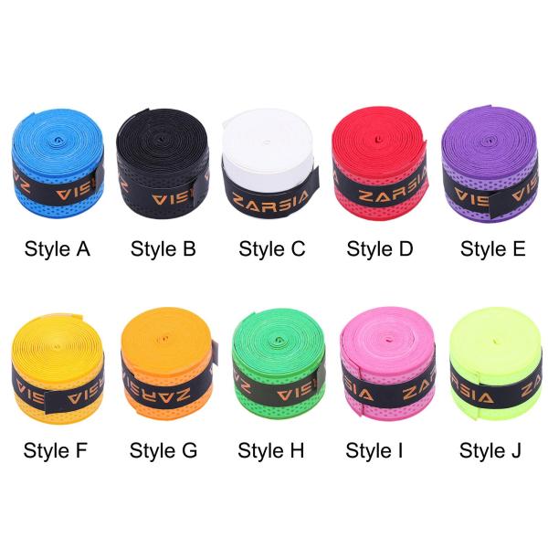 ラケットグリップテープ 滑り止めハンドルテープ ラケットボール 釣り竿 ピックルボール用 ブルー