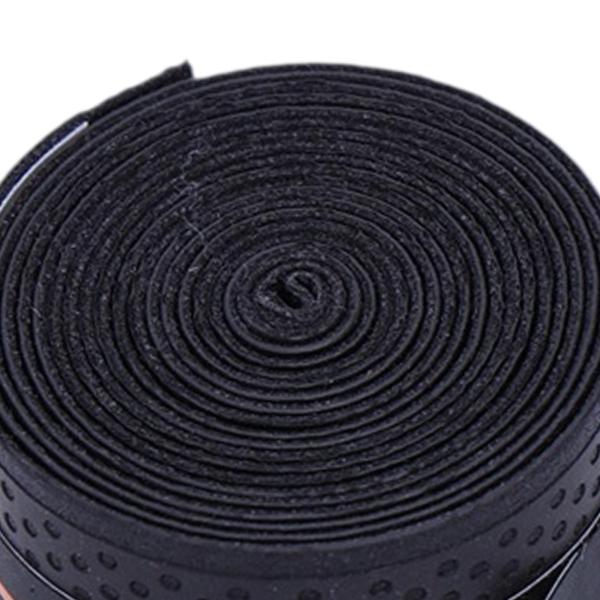 ラケットグリップテープ 滑り止めハンドルテープ ラケットボール 釣り竿 ピックルボール用 ブラック