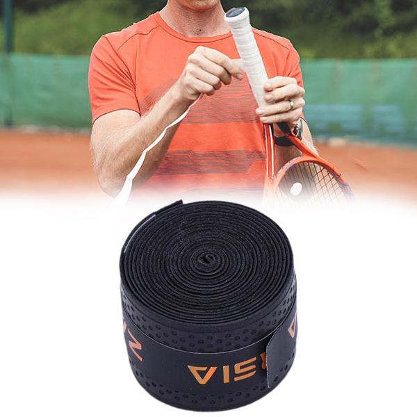 ラケットグリップテープ 滑り止めハンドルテープ ラケットボール 釣り竿 ピックルボール用 ブラック