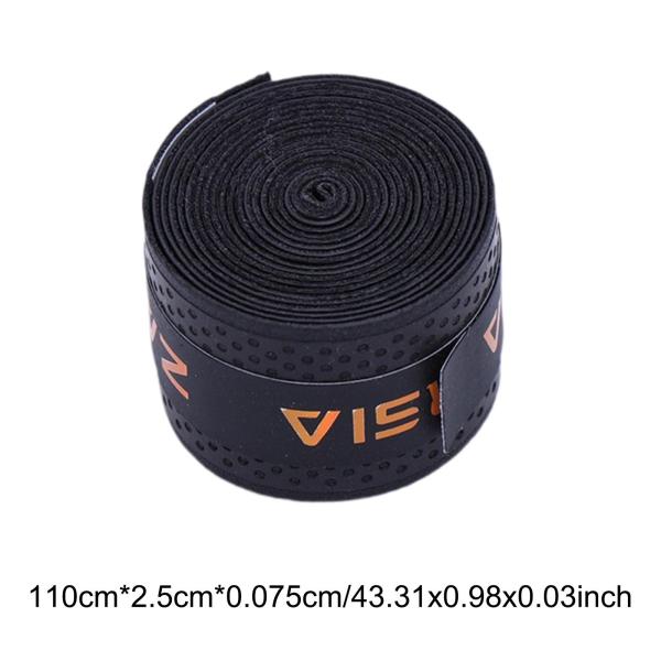 ラケットグリップテープ 滑り止めハンドルテープ ラケットボール 釣り竿 ピックルボール用 ブラック