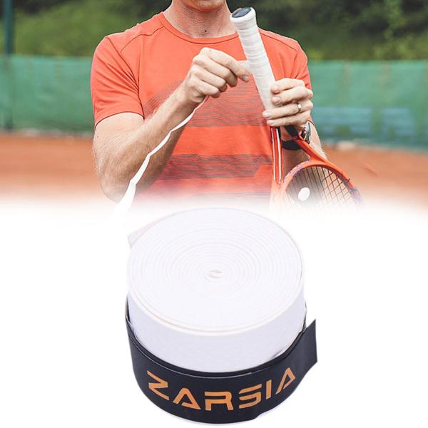 ラケットグリップテープ 滑り止めハンドルテープ ラケットボール 釣り竿 ピックルボール用 ホワイト