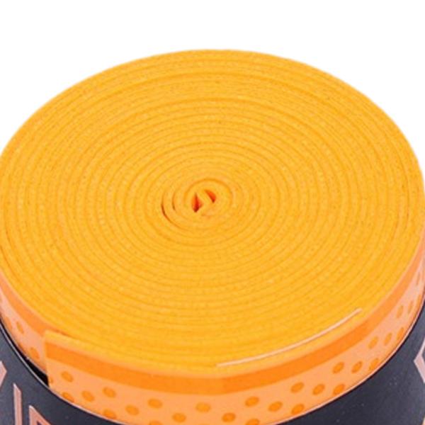 ラケットグリップテープ 滑り止めハンドルテープ ラケットボール 釣り竿 ピックルボール用 オレンジ